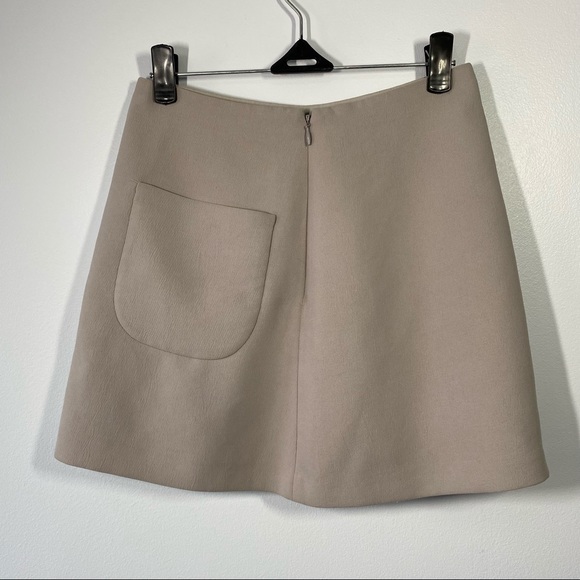 Aritzia Wilfred Grey Mini Skirt size 00 - Picture 6 of 8